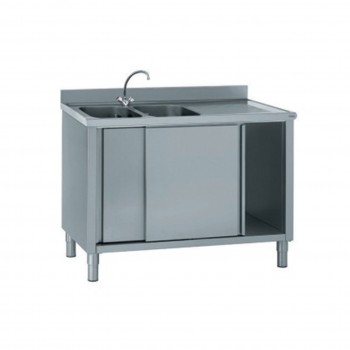 PLONGE INOX SUR PLACARD TOURNUS