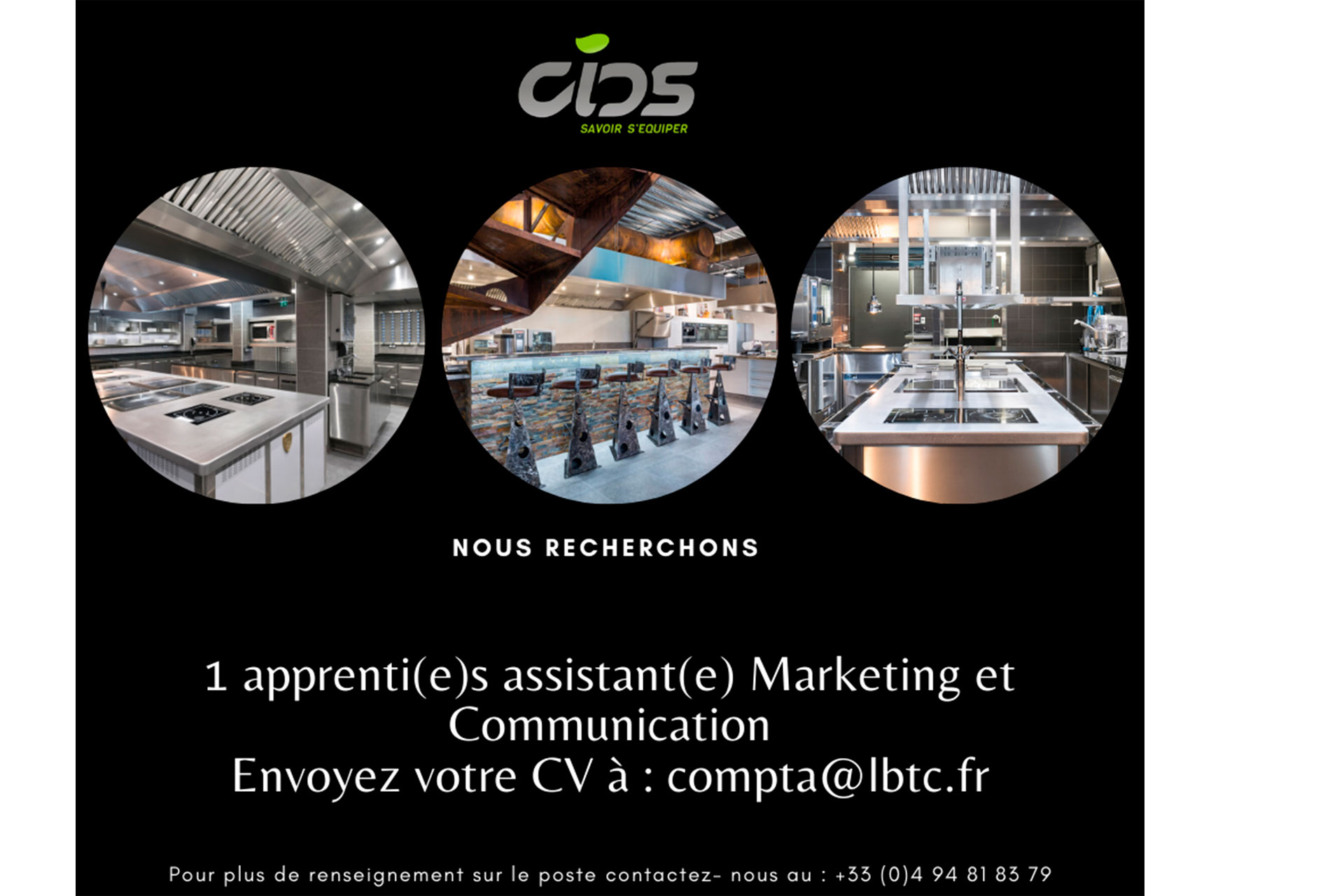 Actualités CIDS : Recherche apprenti(e)s