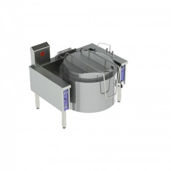 MARMITE ELECTRIQUE 250 L BAIN MARIE EAU BASCULANTE CHARVET
