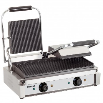 GRILL CONTACT DOUBLE RAINURE ELECTRIQUE BARTSCHER