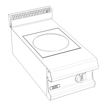 WOK INDUCTION BOL VITRO CERAMIQUE DESSUS SEUL GAMME CELTIC CAPIC